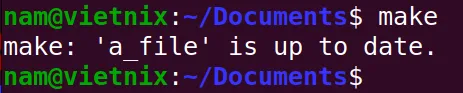 Cập nhật make file