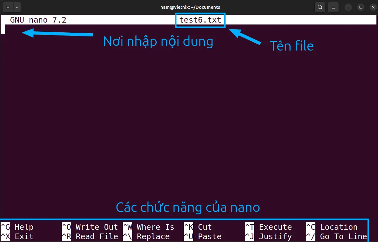 File test6.txt đã được tạo mới