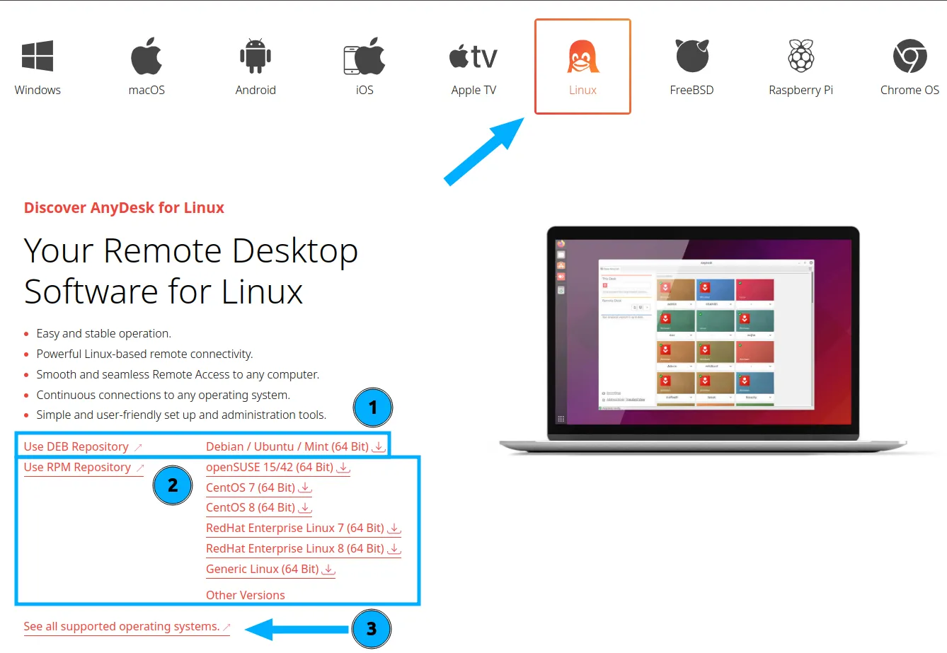 Chọn phiên bản Linux phù hợp
