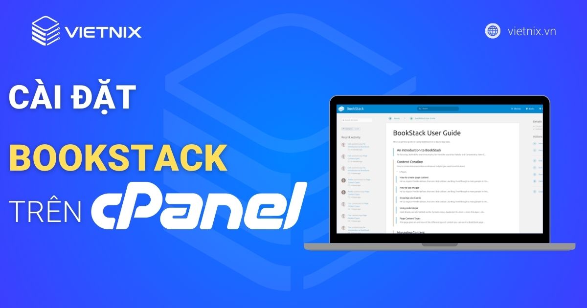 Hướng dẫn cài đặt BookStack trên cPanel nhanh chóng
