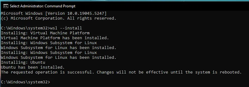 Cài đặt WSL trên Windows 10