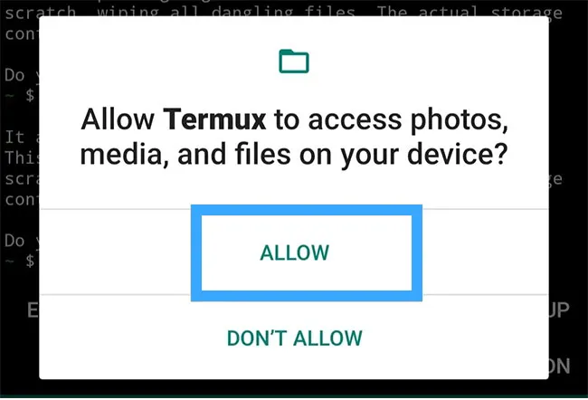 Kiểm tra bảo mật bằng cách cài đặt Kali Linux NetHunter trên android 22 Chọn Allow