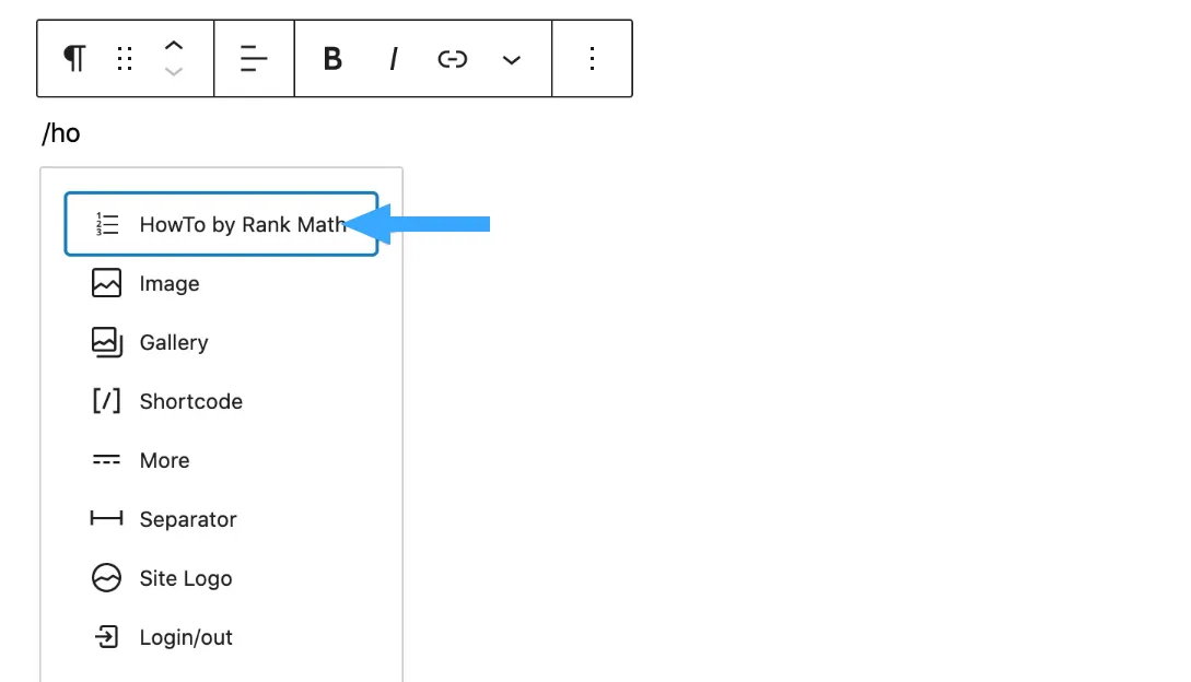 Thêm block HowTo vào bài