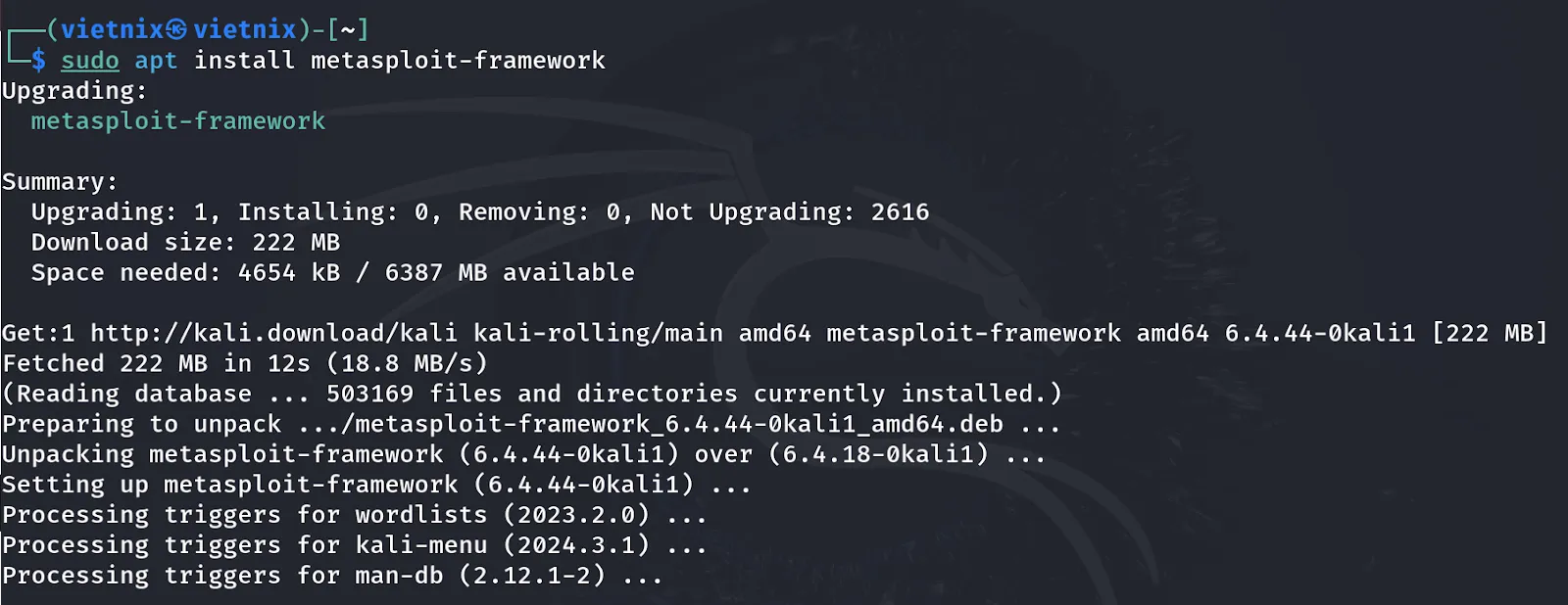 Cài đặt Metasploit