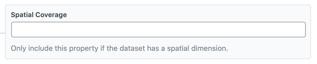 Thêm phạm vi không gian cho Dataset
