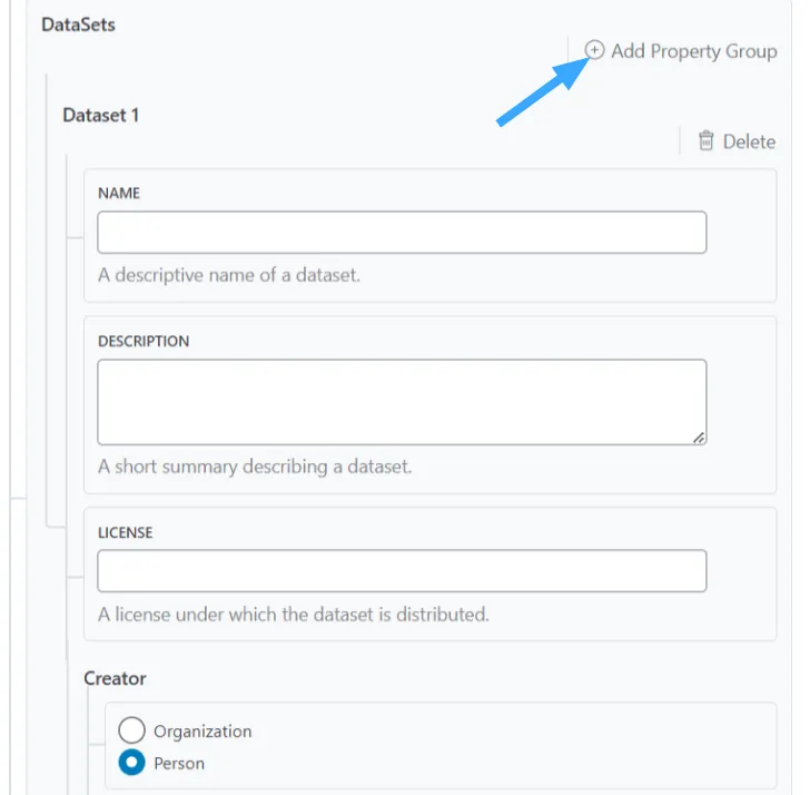 Thêm Property Group nếu tập dữ liệu có nhiều thông tin