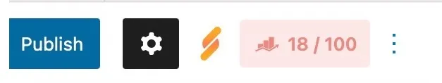 Mở Rank Math trong sidebar Gutenberg