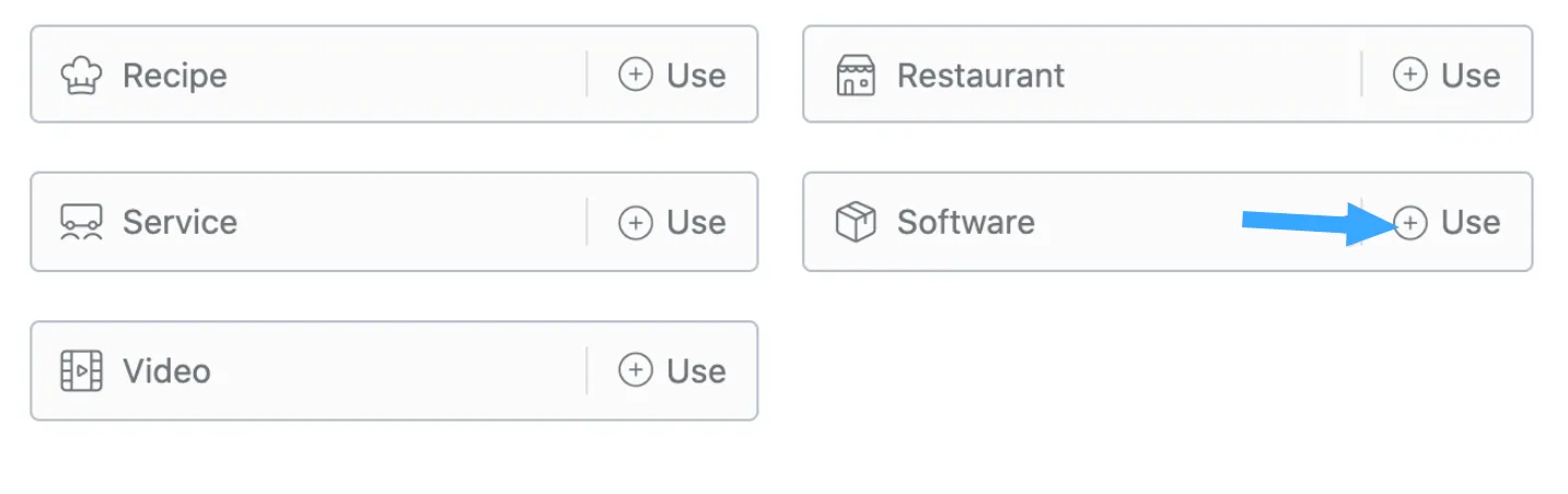 Truy cập vào Schema Builder của Rank Math