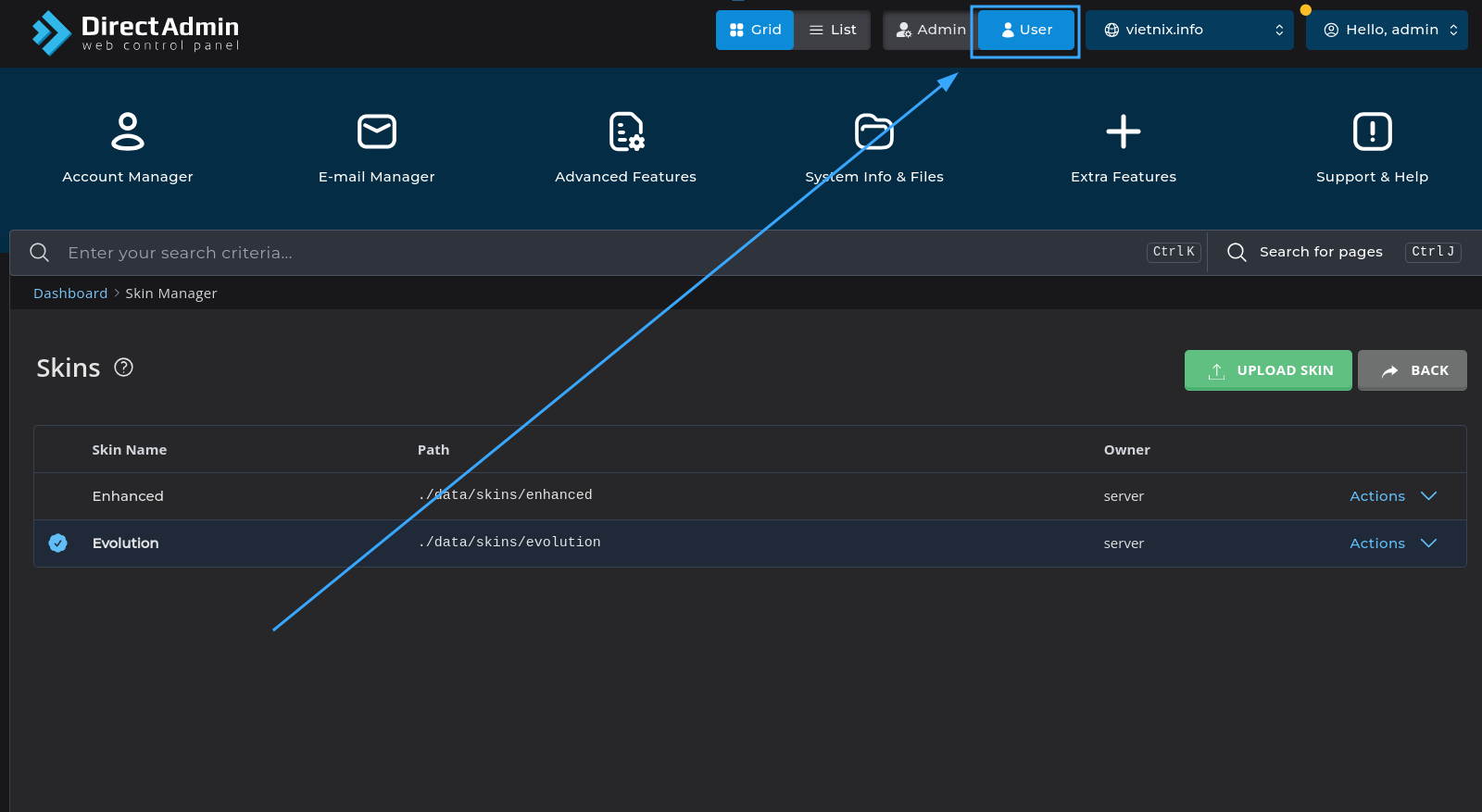 Tạo Mailing List trên DirectAdmin