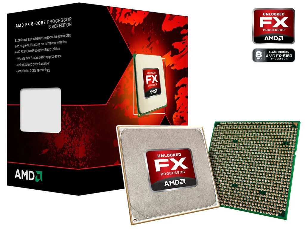 AMD FX là dòng CPU đời đầu của AMD, có 8 nhân, 8 luồng