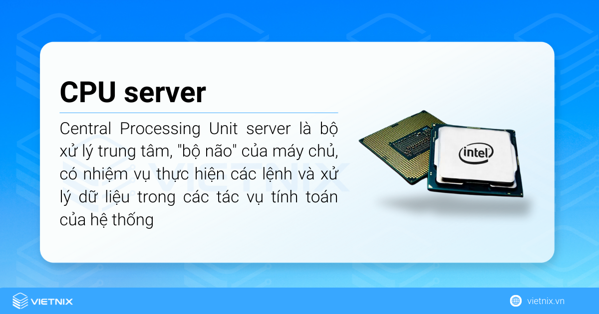 CPU server (Central Processing Unit server)