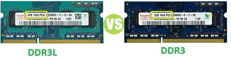 Sự khác biệt giữa DDR3L và DDR3