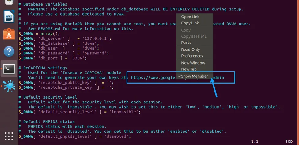 Mở link captcha