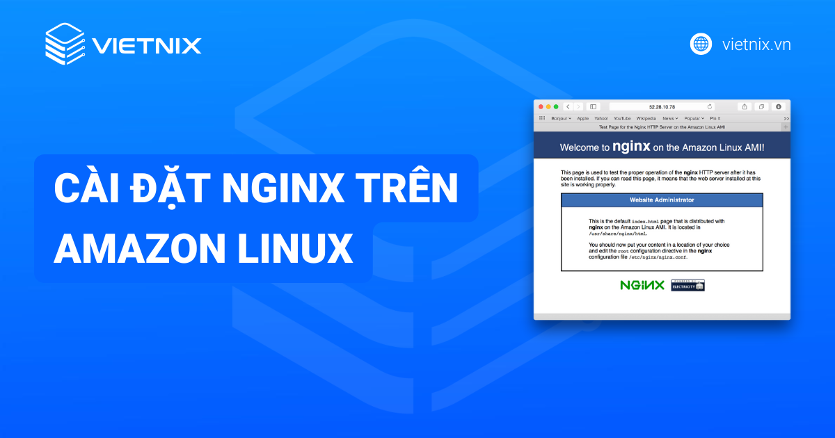 Cài đặt nginx trên Amazon linux