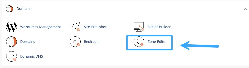 Nhấn chọn Zone Editor