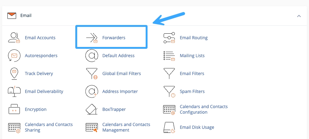 Chọn Forwarders