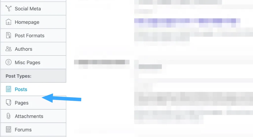 Nhấp vào tùy chọn Pages