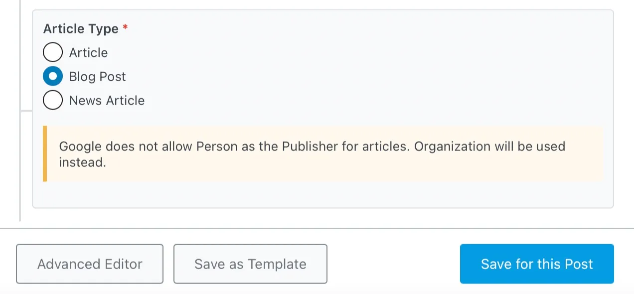 Schema Blog Posting