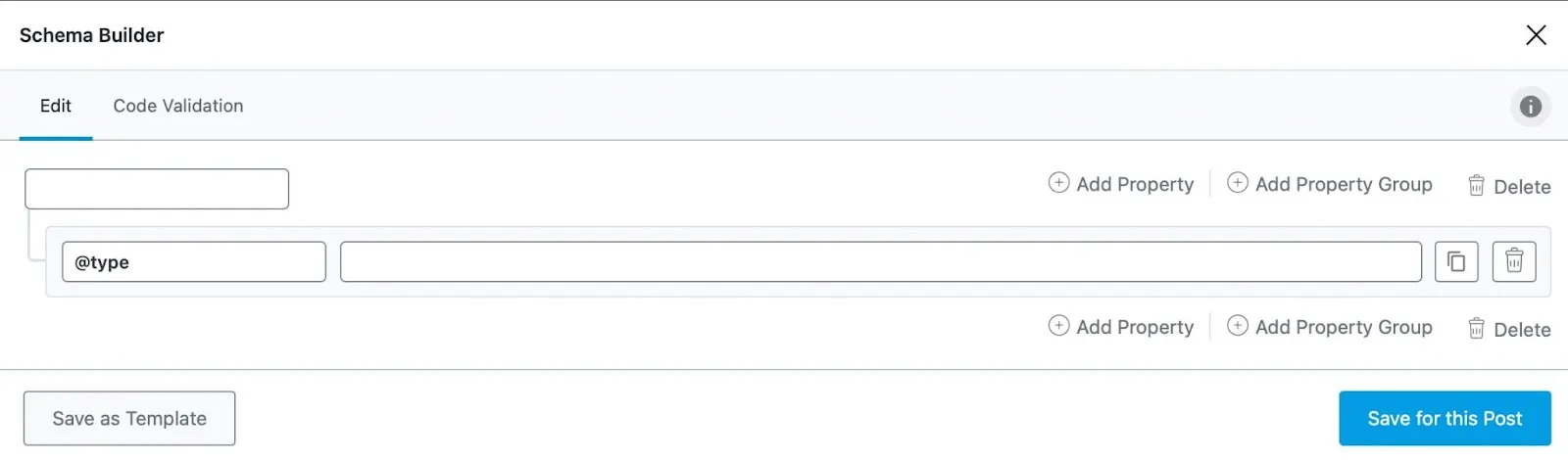 Custom Schema với Schema Builder