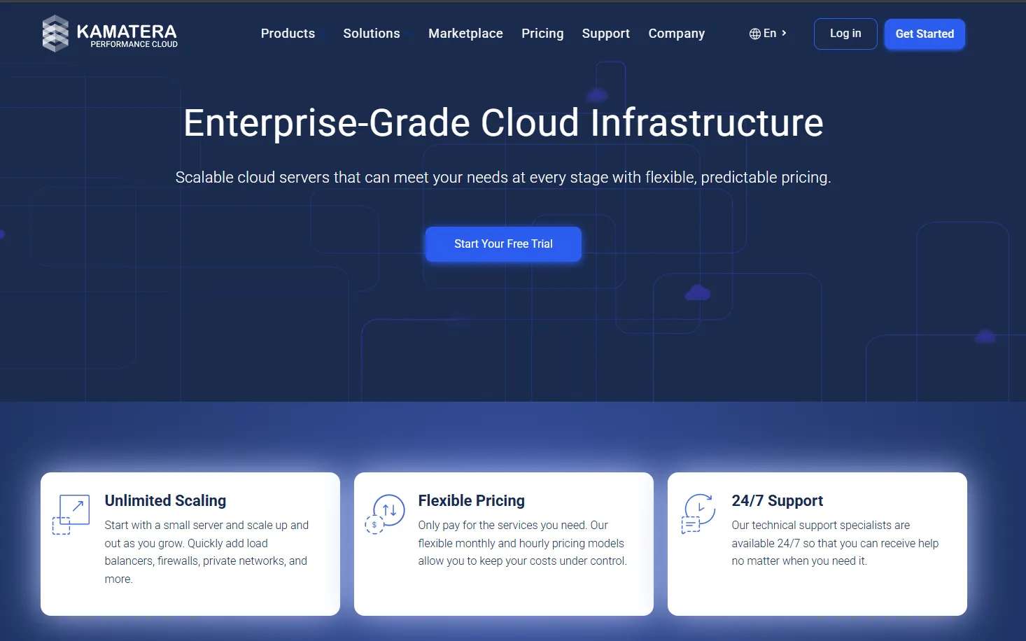Kamatera là dịch vụ Free Cloud Server Linux lý tưởng cho doanh nghiệp