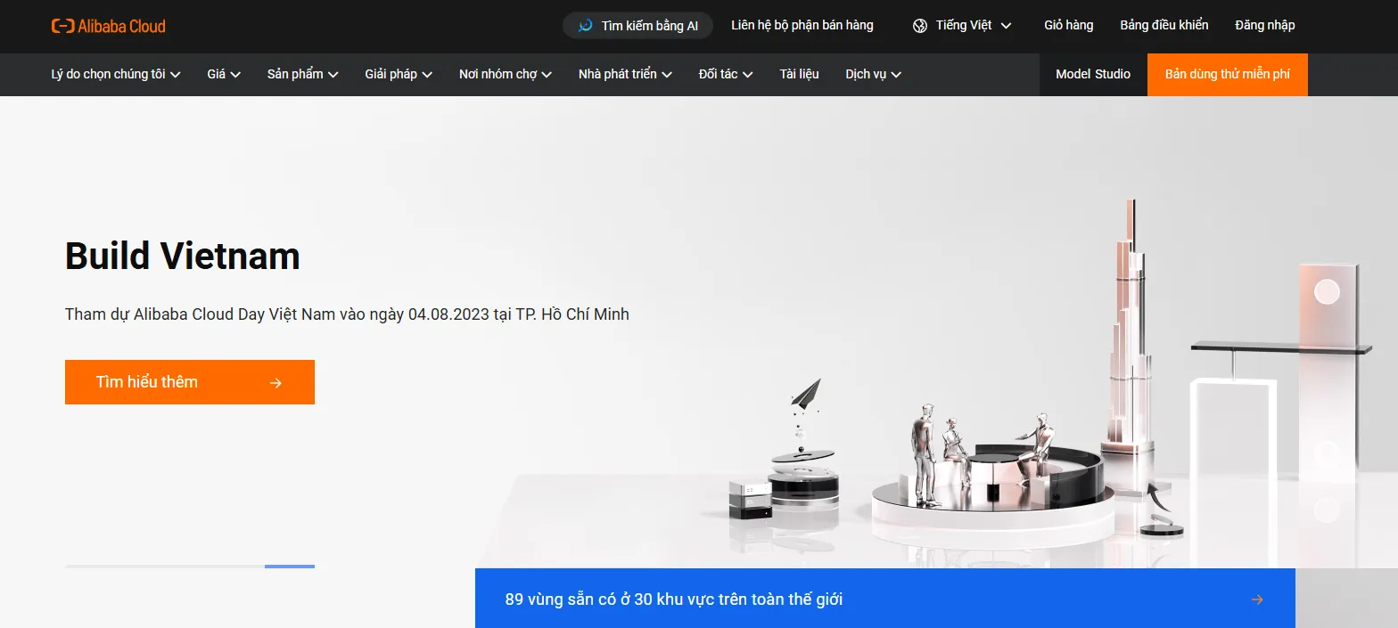 Cloud Server Linux của Alibaba được sử dụng 12 tháng miễn phí