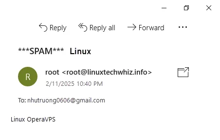Mail đã được gửi thành công