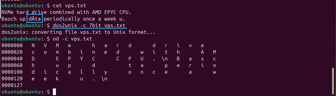 Chuyển file từ ASCII sang 7 bit