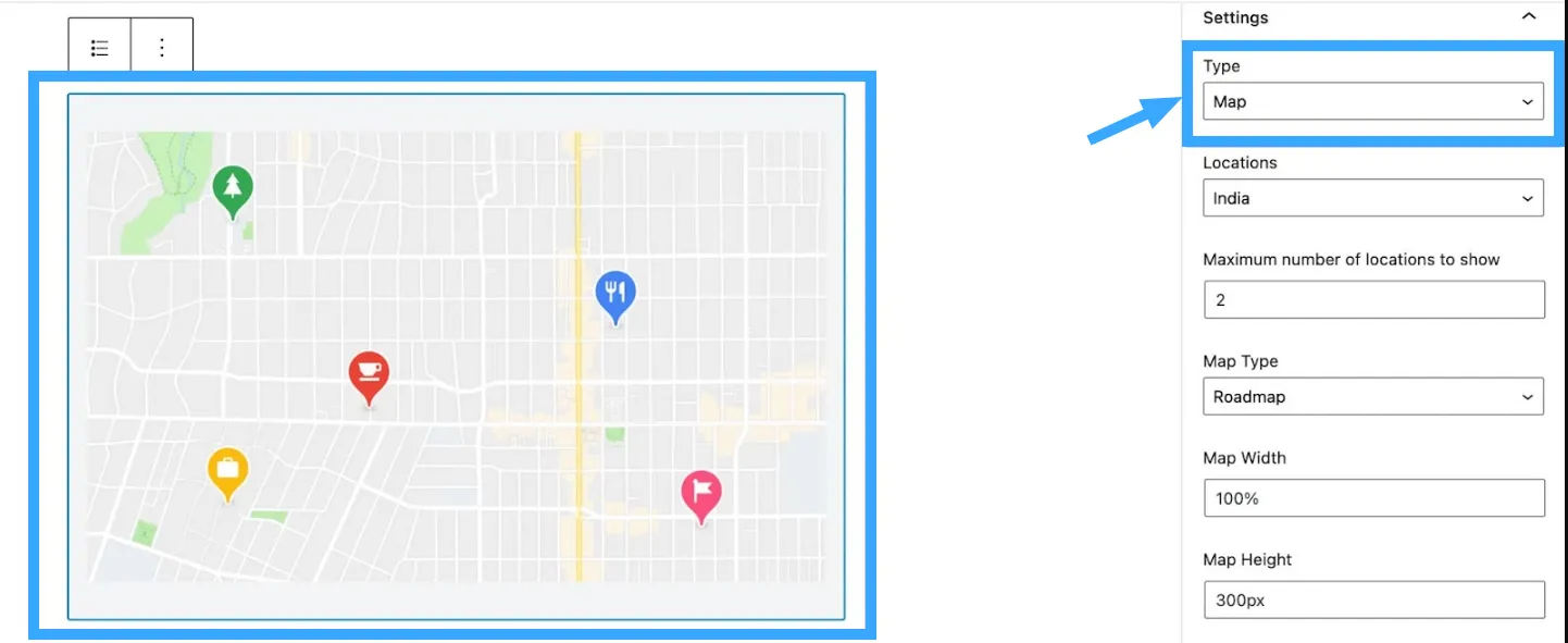 Thêm bản đồ giúp người dùng xác định vị trí của doanh nghiệp