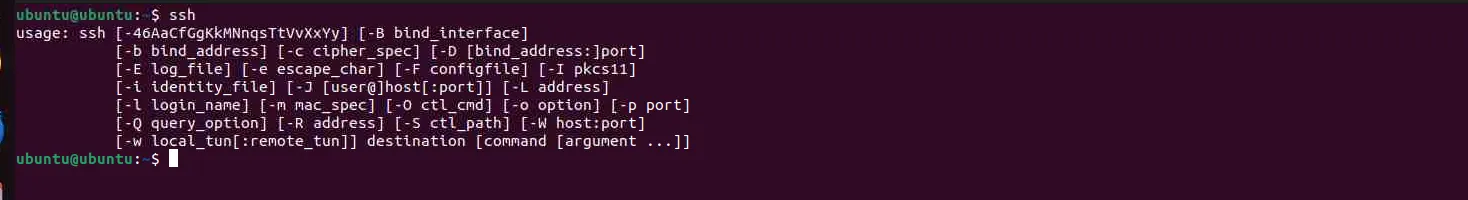 SSH Client đã được cài đặt