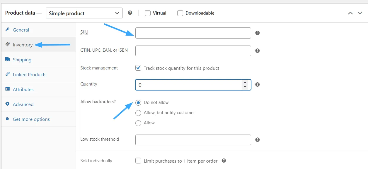 Product Retailer Item ID
