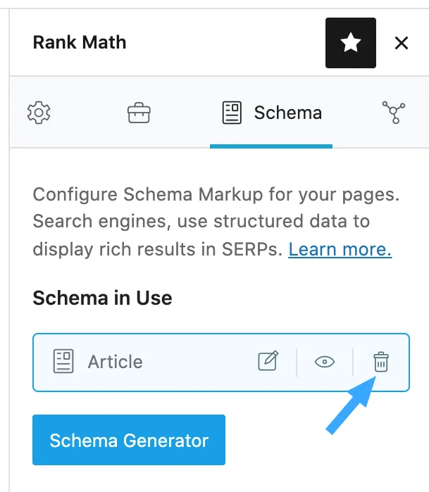 Xóa schema hiện tại (Nếu có)