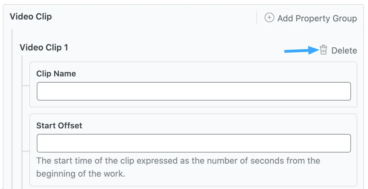 Cách tạo Schema Video bằng Rank Math cho người mới 64 Xóa tùy chọn video clip