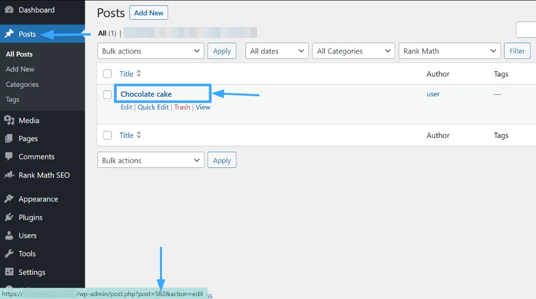 Xóa schema bị lỗi thông qua Post ID