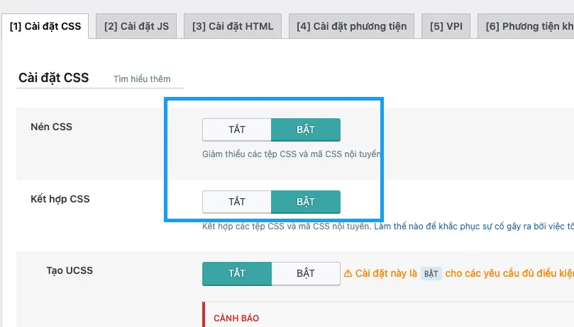 Kích hoạt CSS