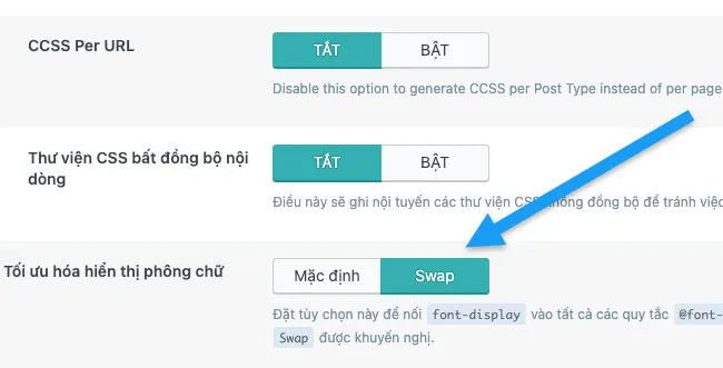 Bật Swap