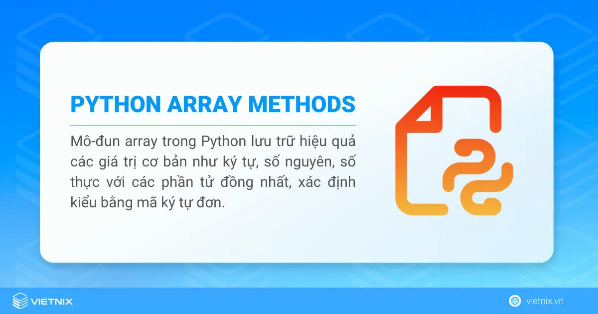 Array methods - Các phương thức của mảng