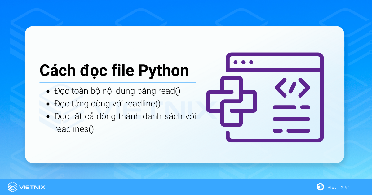 Cách đọc file trong Python chi tiết