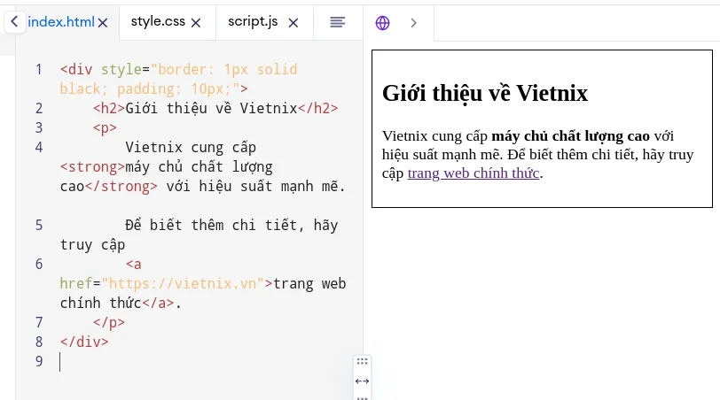Block và inline element trong HTML: Tổng quan và cách sử dụng 12 Kết hợp Block và Inline Elements