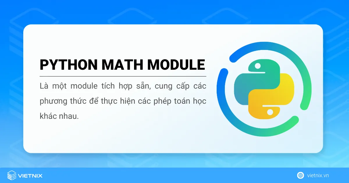 Math module trong Python