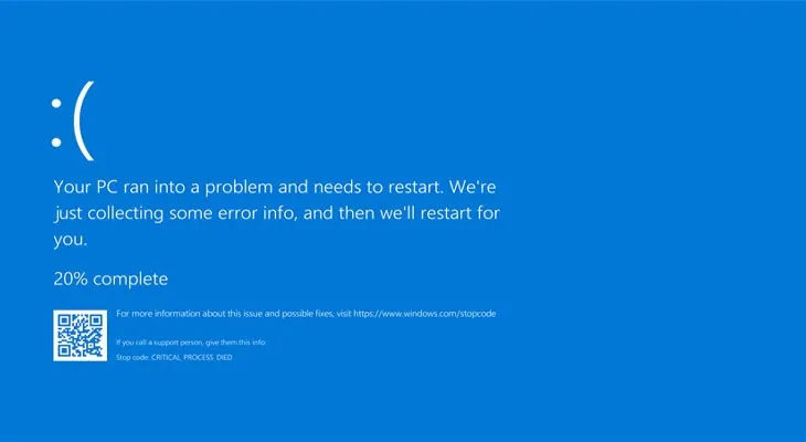 Máy tính khởi động nhưng bị lỗi màn hình xanh (BSOD) hoặc treo