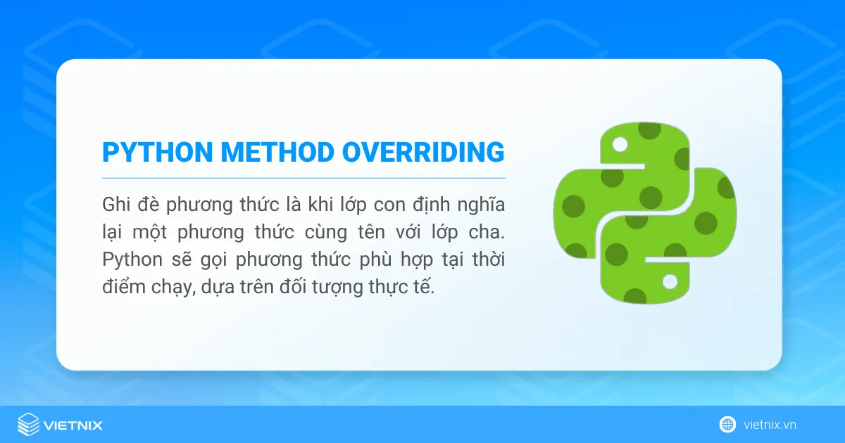 Method Overriding trong Python