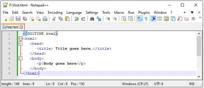 HTML editor – Các công cụ soạn thảo HTML giúp tối ưu quá trình lập trình web 58 Notepad++ là trình soạn thảo mã nguồn miễn phí