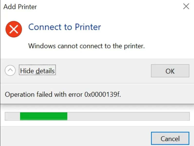 Print Server Error