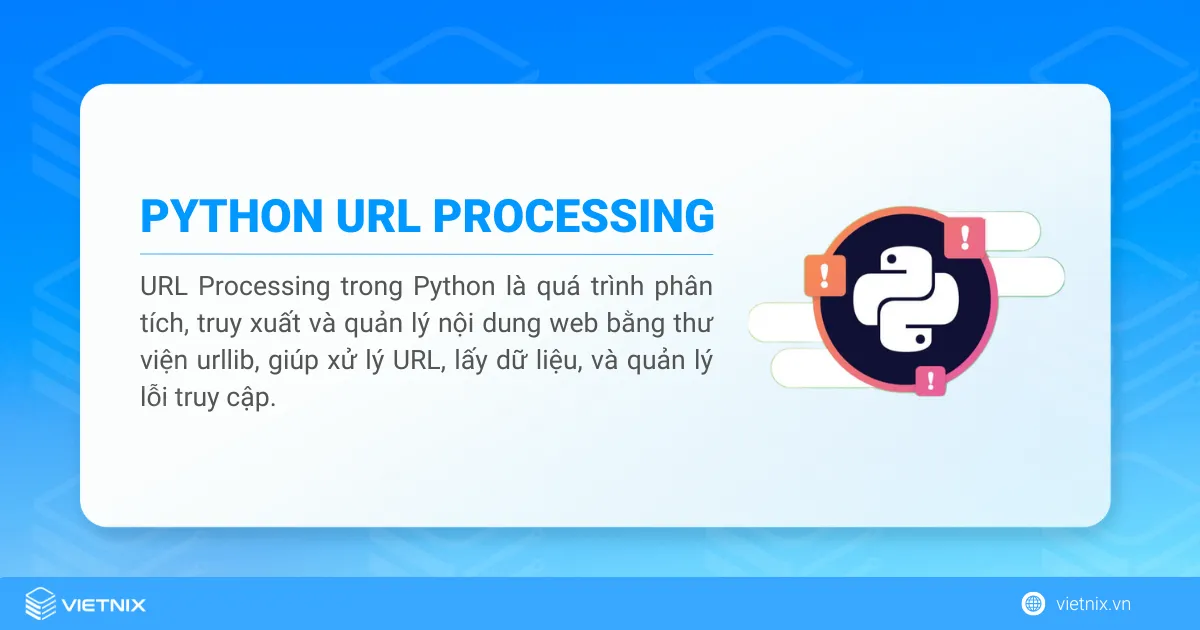 Quá trình xử lý URL trong Python