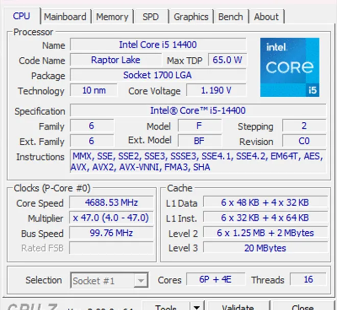 Tổng quan về thông số CPU