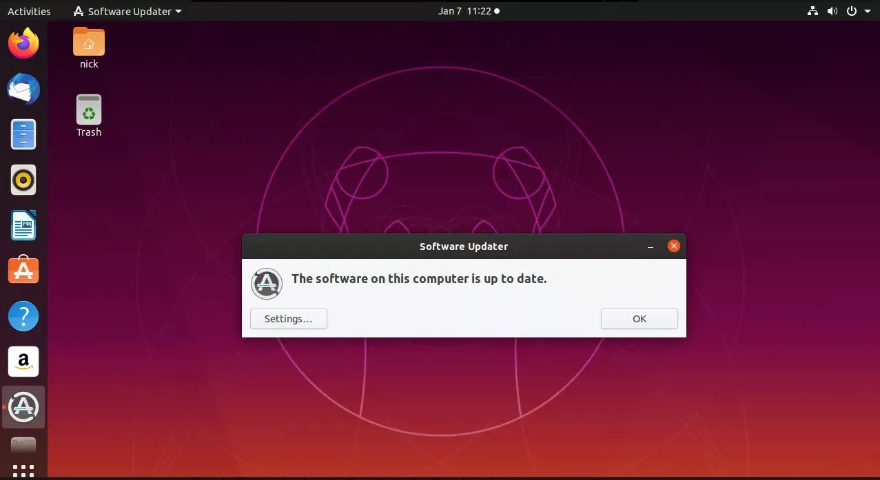 Bạn có thể thay đổi cài đặt để cập nhật Ubuntu theo mong muốn