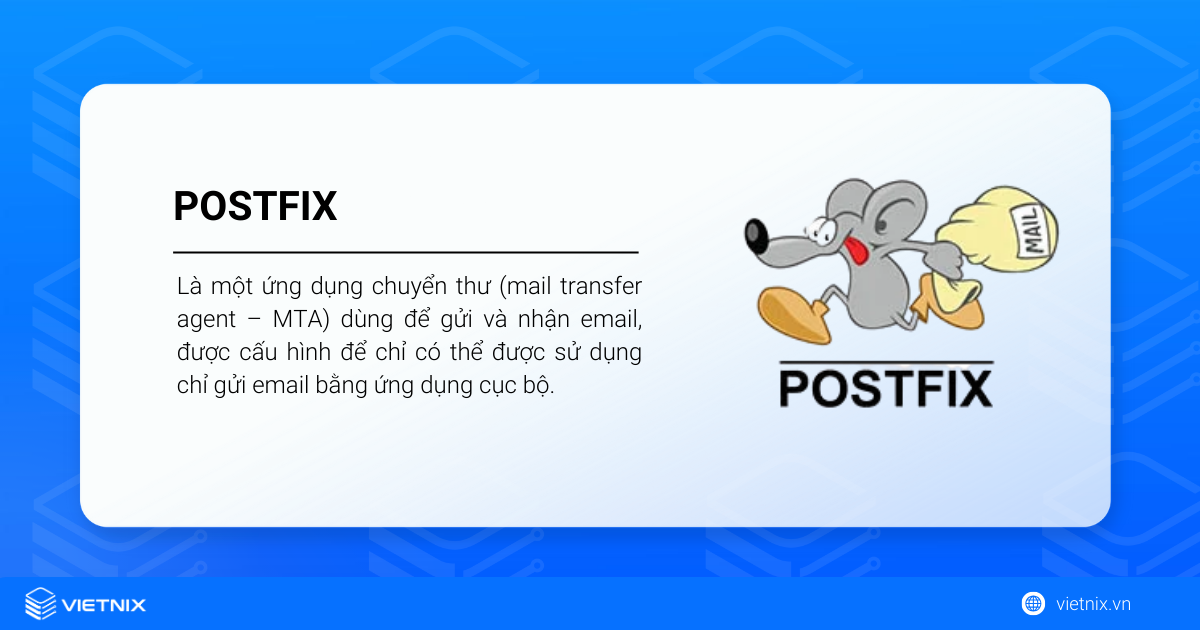 Ứng dụng chuyển thư Postfix
