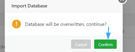 Xác nhận overwrite