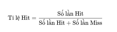 Cách tính cache hit