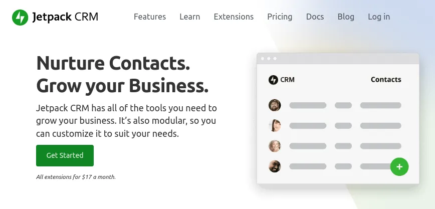 Jetpack CRM là plugin quản lý quan hệ khách hàng (CRM) tích hợp cho WordPress